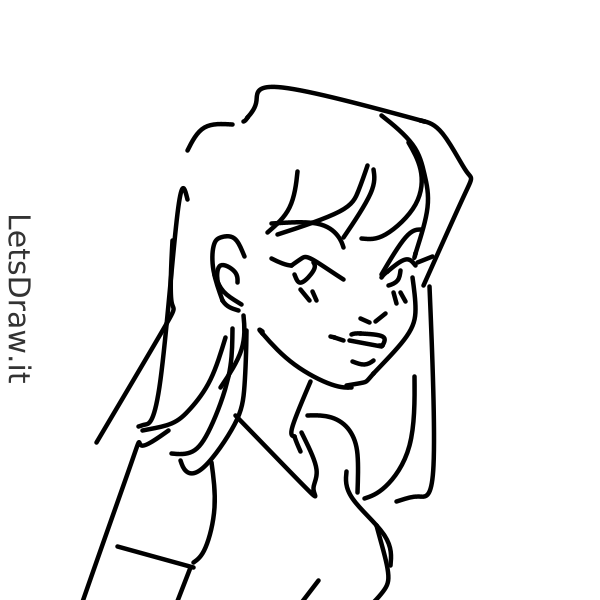 How To Draw Woman 1g1w68th Png LetsDrawIt