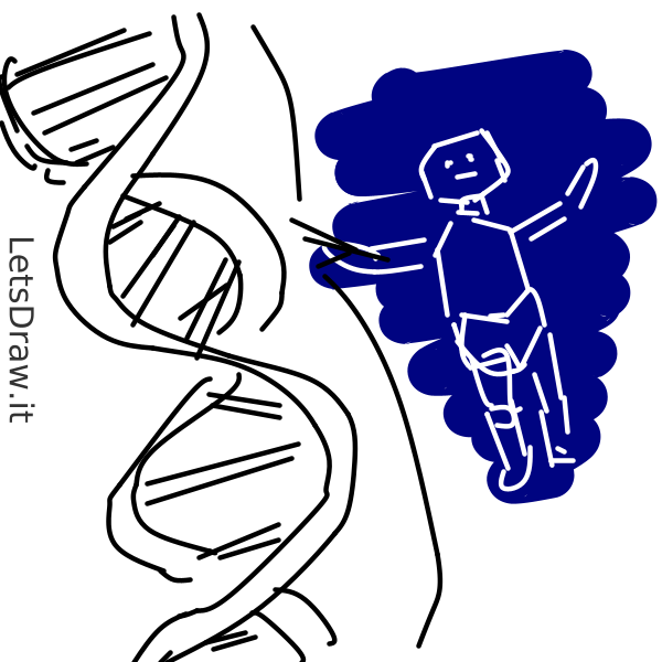 How To Draw DNA 1hdopnijr Png LetsDrawIt