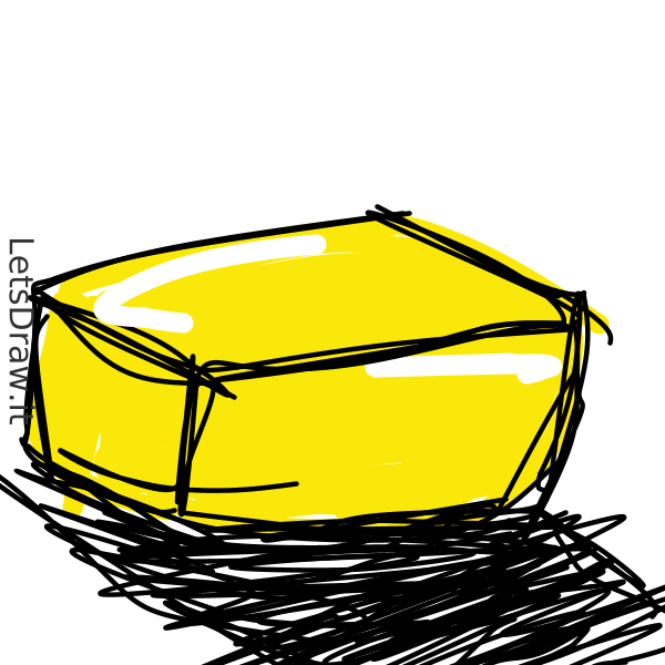 How To Draw Butter 1sptdt98j Png LetsDrawIt