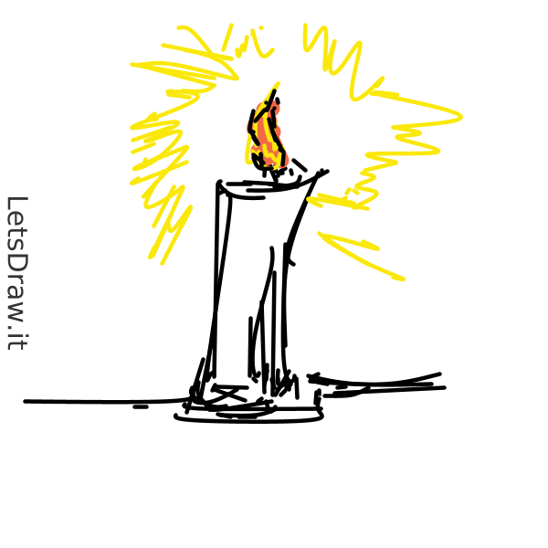 How To Draw Candle 1y8fp698 Png LetsDrawIt