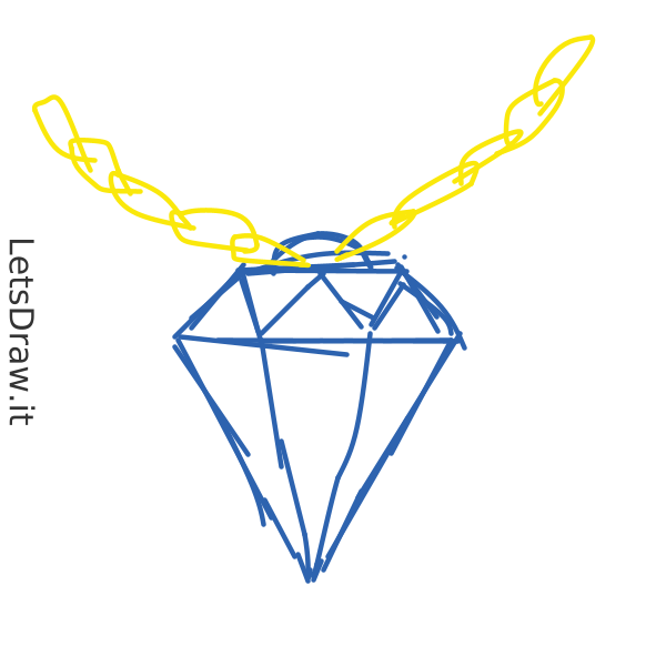 How To Draw Diamond P Mitp Png Letsdrawit