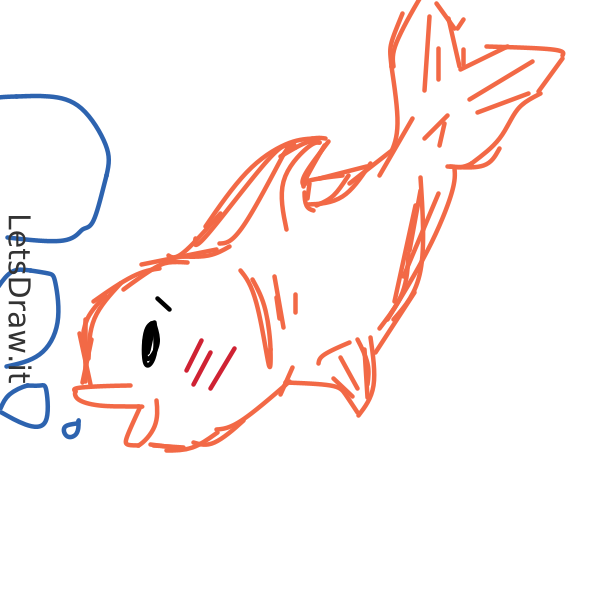 How To Draw Gold Fish Sjsuwbd Png Letsdrawit