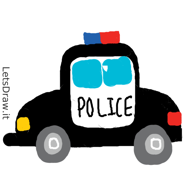 How To Draw Police Car Wywohfew Png Letsdrawit