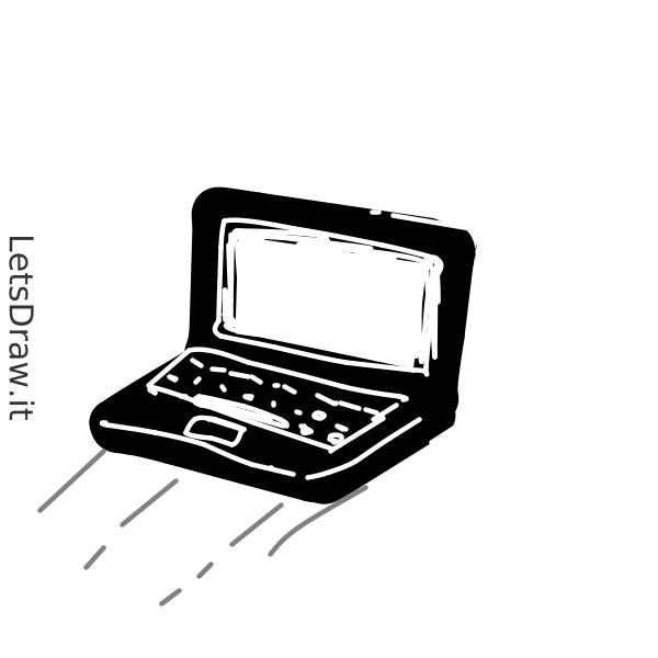 How To Draw Laptops 5dgann7ri Png LetsDrawIt