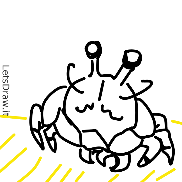 How To Draw Crab 68s7nhe7s Png LetsDrawIt