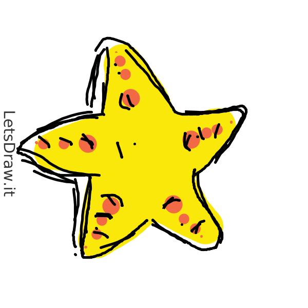 How To Draw Starfish Learn To Draw From Other Letsdrawit Players