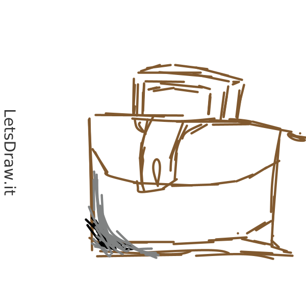 How To Draw Suitcase 94h568i8 Png LetsDrawIt