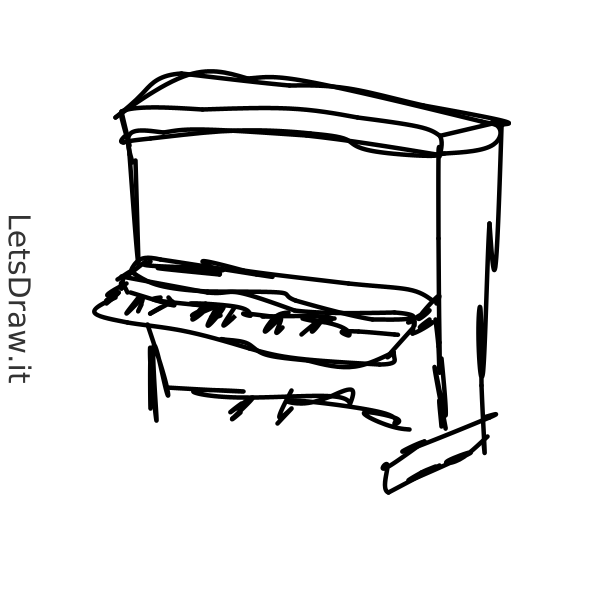 How To Draw Piano Cguccdqt Png Letsdrawit