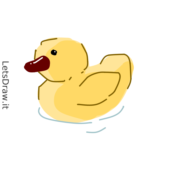 How To Draw Rubber Duck D Ngkd G Png Letsdrawit