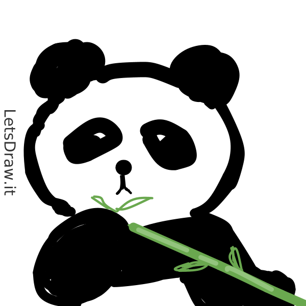 How To Draw Panda Dw9of7obx Png LetsDrawIt