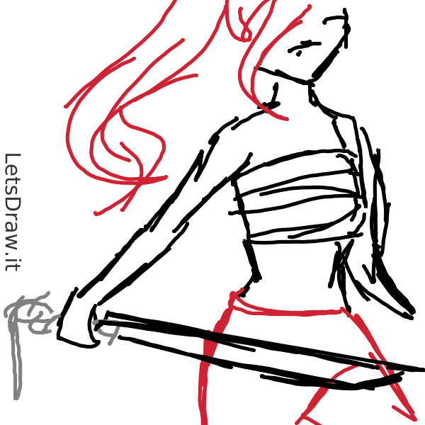 How To Draw Katana Ffrtnmidk Png Letsdrawit