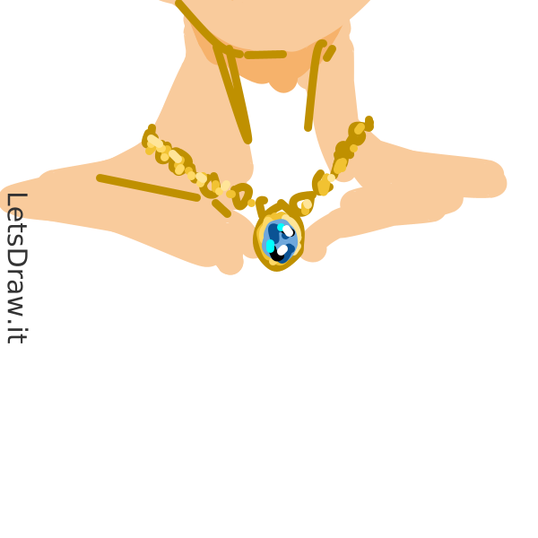 How To Draw Necklace I Dfjehu Png Letsdrawit