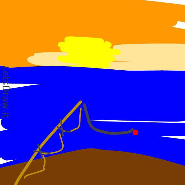 How To Draw Fishing Mm55fr3sg Png LetsDrawIt