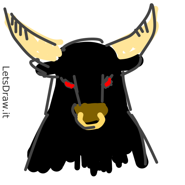 How To Draw Bull Qd Zfr X Png Letsdrawit