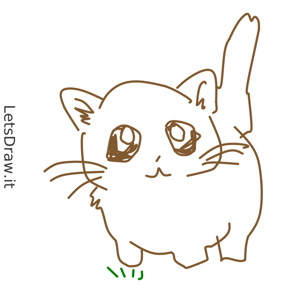 How To Draw Kitten Rzxwkws Png Letsdrawit