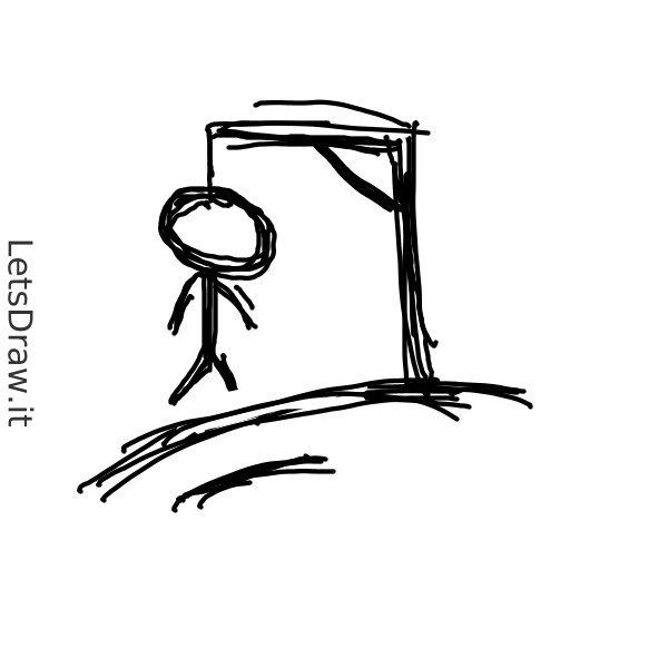 How To Draw Hangman Tb Pwa O Png Letsdrawit