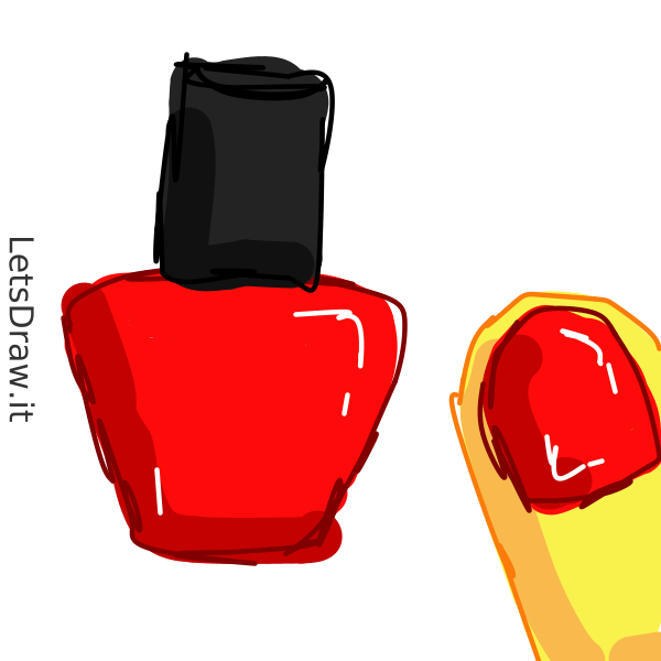 How To Draw Nail Polish Tii C N Png Letsdrawit