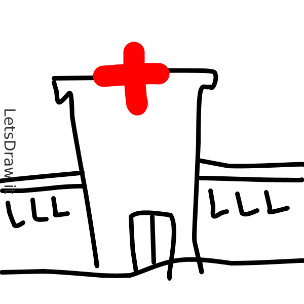 How To Draw Hospital Twjmej Ek Png Letsdrawit