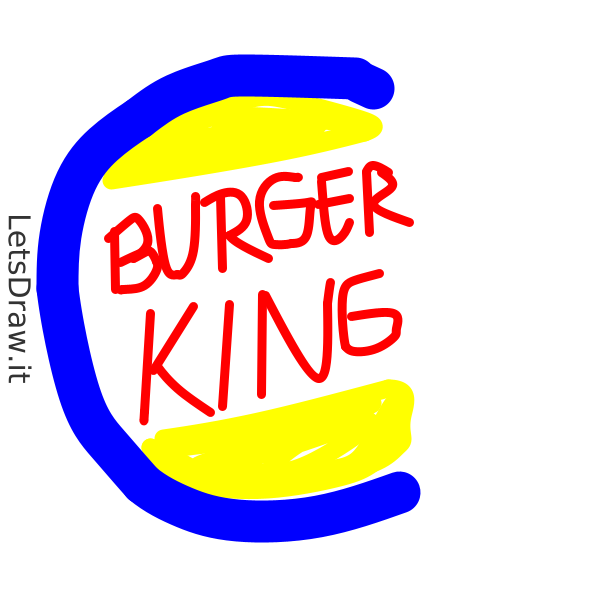 How To Draw Burger King Learn To Draw From Other Letsdrawit Players