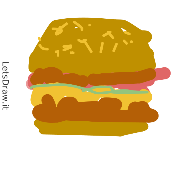 How To Draw Burger Ukx F Frz Png Letsdrawit