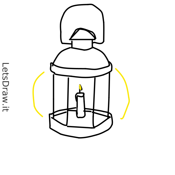 How To Draw Lantern Letsdrawit