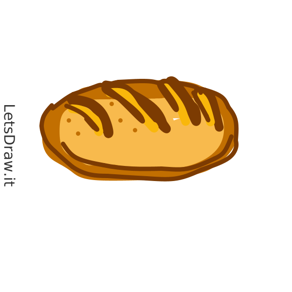 How To Draw Bread Urtgm Szm Png Letsdrawit