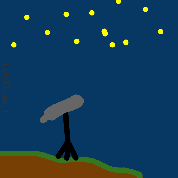 How To Draw Telescope X Hyeg Az Png Letsdrawit