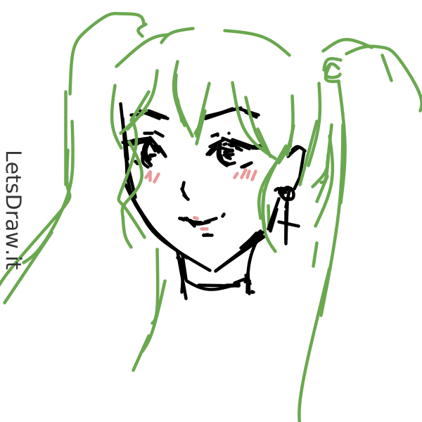 How To Draw Female Xio Ztne Png Letsdrawit