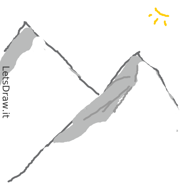 How To Draw Mountains Zzzktnmna Png Letsdrawit