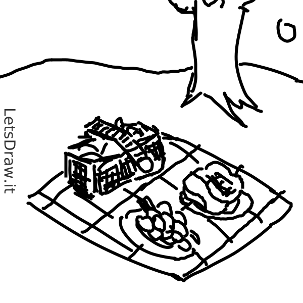 How to draw picnic basket / 11dhxk4n4.png / LetsDrawIt