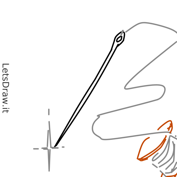 How to draw needles / 14rkpy4w3.png / LetsDrawIt