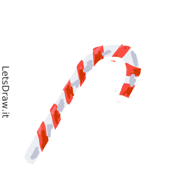 How to draw candy cane / 19rwewhk4.png / LetsDrawIt