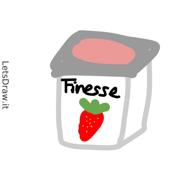 How to draw Yogurt / 1c3desihk.png / LetsDrawIt