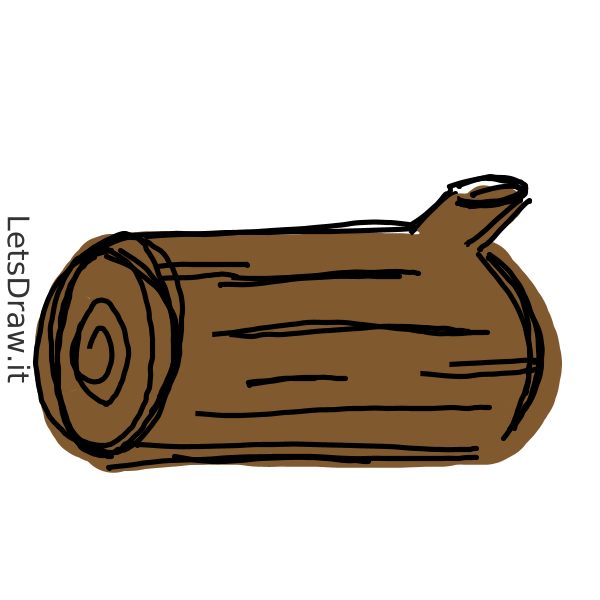 How to draw log / 1d7crdcc5.png / LetsDrawIt