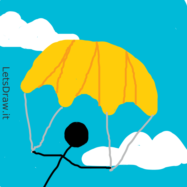 How to draw parachute / 1hkcq7dn8.png / LetsDrawIt