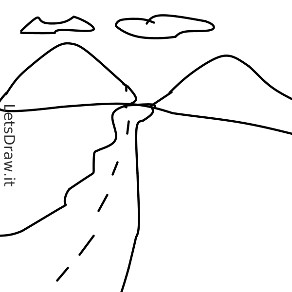 How to draw road / 1hmqewdr.png / LetsDrawIt