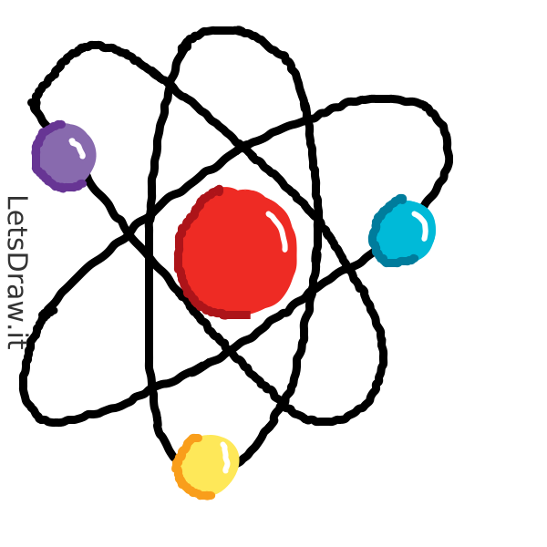 How to draw atom / 1j71oa913.png / LetsDrawIt