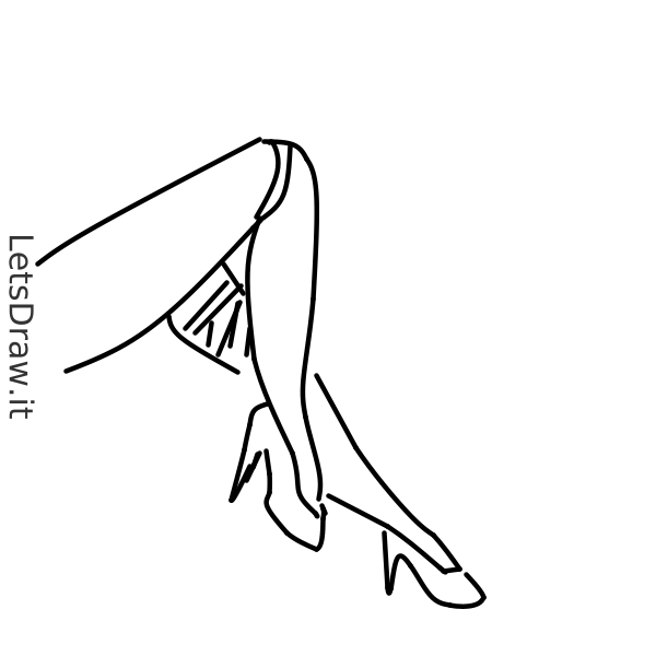 How to draw knee socks / 1j7mscfi.png / LetsDrawIt