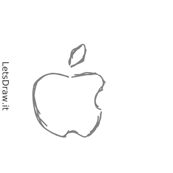 How To Draw Apple Logo Kpedpxt Png Letsdrawit