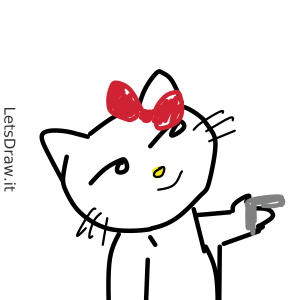 How to draw hello Kitty / ddhfnbmff.png / LetsDrawIt