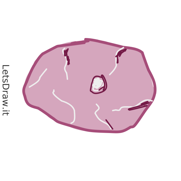 How to draw ham / 1nzzfjwu4.png / LetsDrawIt