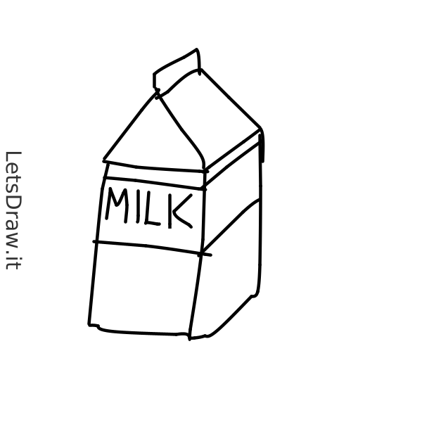 How to draw milk carton / 1o4bkpcwm.png / LetsDrawIt