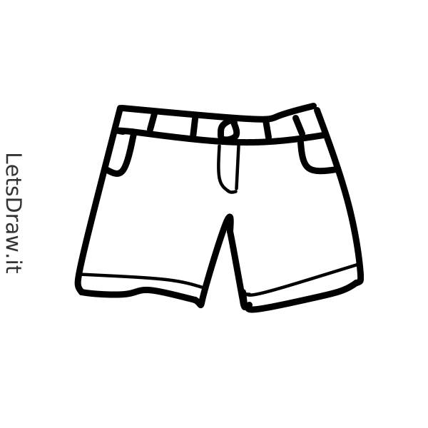 How to draw shorts / LetsDrawIt