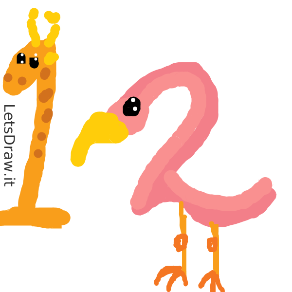 Redraw Numbers How to draw numbers / 1pqrximen.png / LetsDrawIt