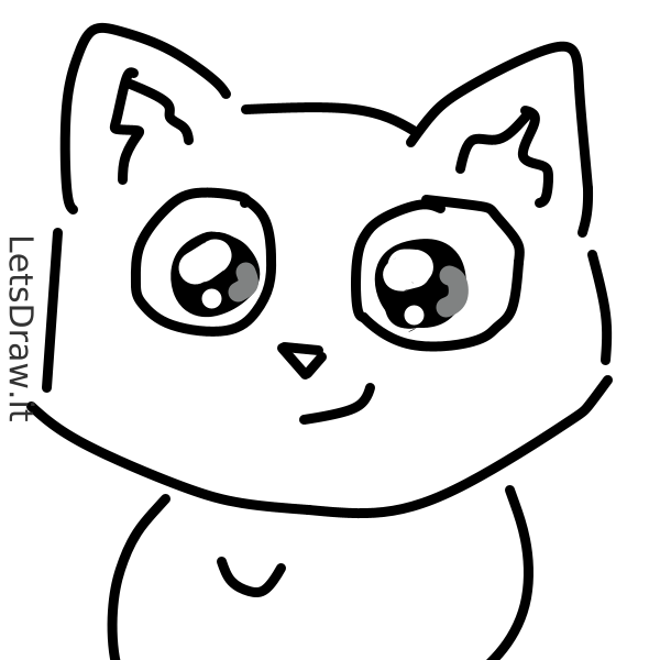 How To Draw Cat 1zgh3x4ppng Letsdrawit 