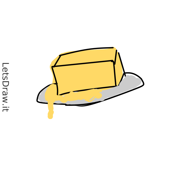 How to draw butter / 1zr48qksd.png / LetsDrawIt