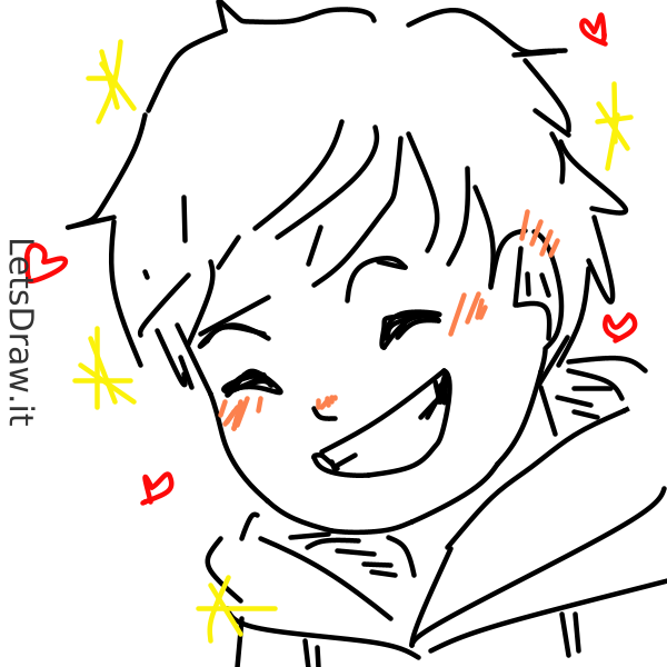 How to draw happiness / 31xqpg8j3.png / LetsDrawIt