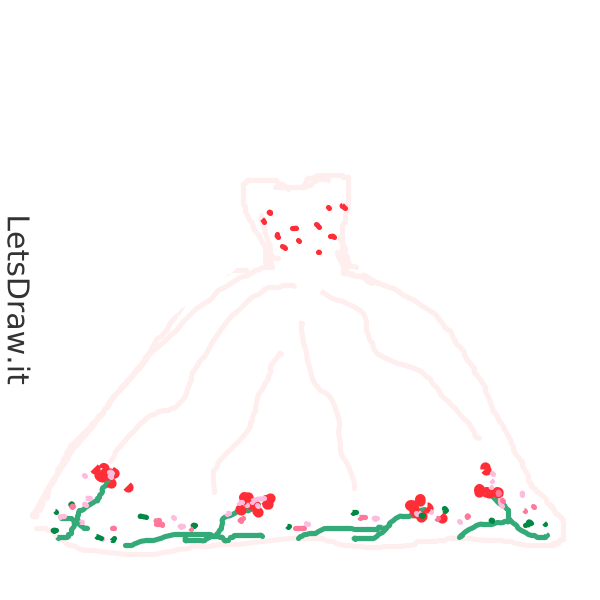 How to draw wedding dress / 33hycpe94 png / LetsDrawIt