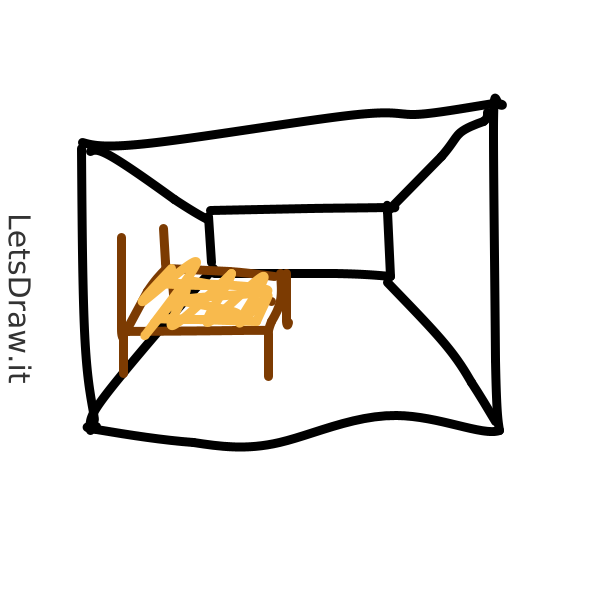 Picture of How to draw room / 3adnjb8z1.png / LetsDrawIt