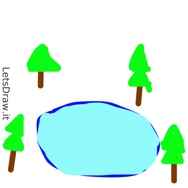 How to draw lake / 3exxpp8xq.png / LetsDrawIt